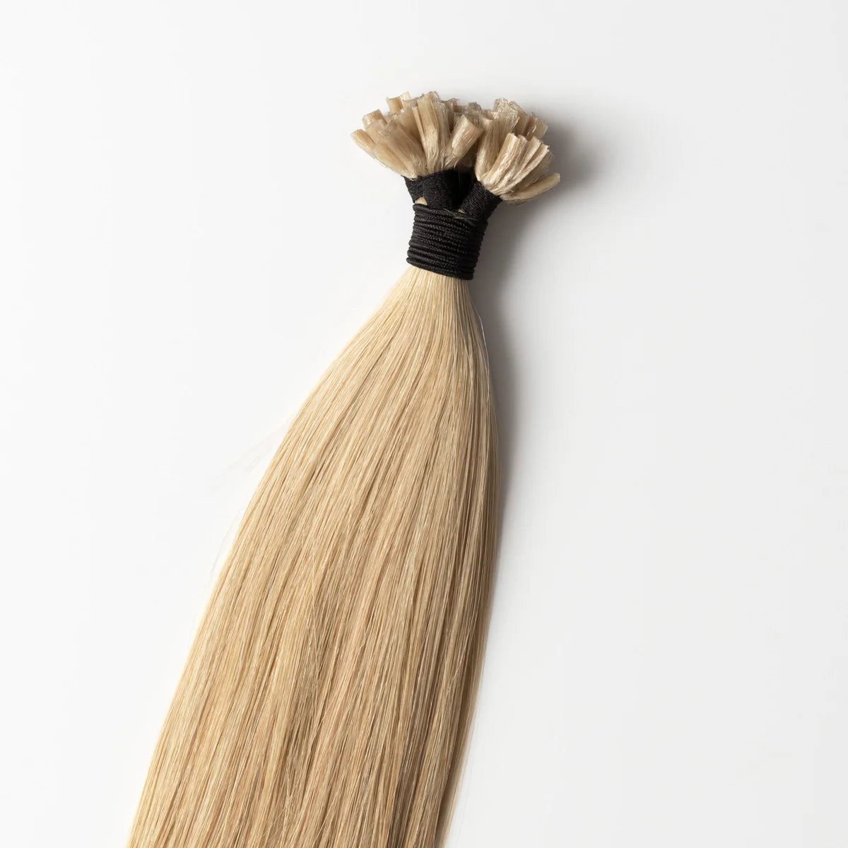 Keratin Extensions Natural Blonde 15 – seidiges Echthaar für Volumen