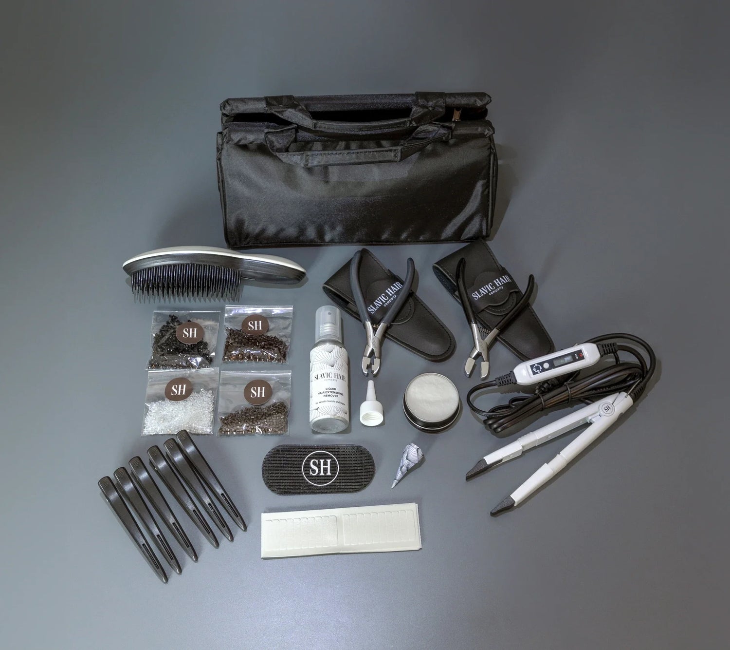 Haarzubehör für Extensions – Bürsten, Pflegeprodukte und Werkzeuge