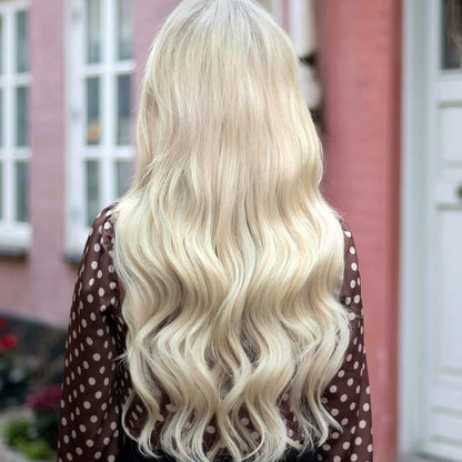 Bonding Extensions 60B – Light Ash Blonde Echthaar | HaarPrime.de