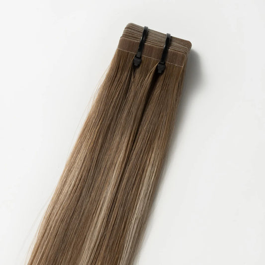 Tape-In Extensions Beige Blonde Balayage 3B+16B | HaarPrime.de
