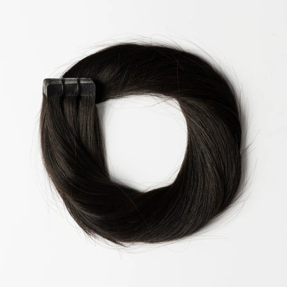 Tape in Extensions - Dark Natural Brown 1A